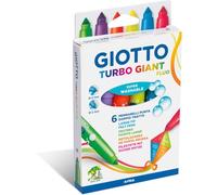 Giotto Turbo Giant Fluo Rotuladores Estuche 6 unidades