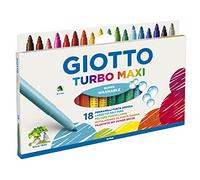Giotto Rotuladores Turbo Maxi Estuche con asa 18 unidades colores surtidos