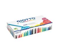 GIOTTO Turbo Maxi, Rotuladores Súper Lavables, Punta Gruesa 5 mm, Schoolpack de Cartón, 24x12 Colores Surtidos, 288 unidades