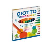 Giotto Turbo rotuladores colores surtidos punta fina | Pack 12 uds:
