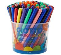 ROTULADOR GIOTTO TURBO COLOR BOTE DE 96 UNIDADES 12 COLORESPOR 8 UNIDADES DE CADA COLOR LAVABLES CON PUNTA BLOQUEADA