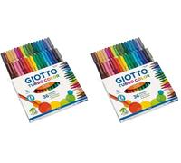 Giotto Turbocolor, Rotuladores, Punta Fina, Punta 2.8mm, Colores Surtidos, 36 uds. (Paquete de 2)