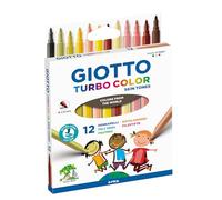 Giotto Rotuladores TurboColor Tonos Piel Punta fina 2,8 mm Colores surtidos 12 unidades