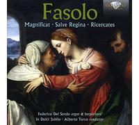 Fasolo: magnificat, salve regina, ricercates [CD de audio] Federico del sordo, in dulci jubilo, alberto turco