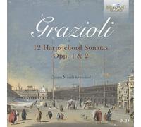Giovanni-Battista G Grazioli – 12 Harpsichord Sonatas Op. 1 & 2 – CD – Edel – Importación USA