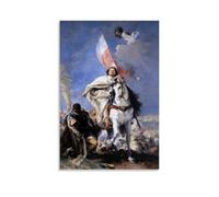 Giôvanni Battista Tiepolo Art Poster St James The Greater Conquering The Morors Art Poster Canvas Painting Decor Wall Print Photo Gifts Home Modern Decorative Posters Print Picture Canvas Wall Art For