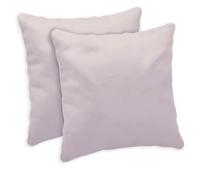 Giovanni Dolcinotti | Juego de 2 Fundas de Cojines para sofá de 50 x 50 cm - Fundas de cojín Decorativas - 100% algodón - Fundas con Cremallera Oculta - Silver Pink - Modelo Atlanta