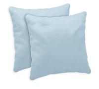 Giovanni Dolcinotti | Juego de 2 Fundas de Cojines para sofá de 50 x 50 cm - Fundas Decorativas - 100% algodón - Fundas con Cremallera Oculta - Cielo - Modelo Atlanta