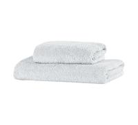 Giovanni Dolcinotti MADE IN ITALY Juego de 2 Toallas de baño de Rizo de algodón de 450 g/m², 110 x 60 cm + 60 x 40 cm, Suave al Tacto, Fabricadas en Italia, Color Blanco Liso