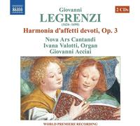Giovanni Legren Giovanni Legrenzi: Harmonia D'affetti Dev (CD) (Importación USA)