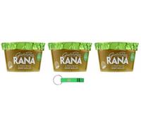 Giovanni Rana Pesto al Basilico Genovese DOP Senza Aglio, salsa de pesto fresca, albahaca genovesa, pesto DOP sin ajo, 140 g + llavero Beni Culinari gratuito