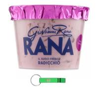 Giovanni Rana Sugo Fresco Radicchio, salsa fresca de pesto de 180 g + llavero Beni Culinari