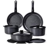 Gipp Juego De Sartenes Y Cacerolas Con Revestimiento Cerámico Antiadherente - 15 Piezas Más Juegos De Cacerolas Con Asas Desmontables, Sin Tóxicas, Aptas Para Inducción, Horno Y Lavavajillas