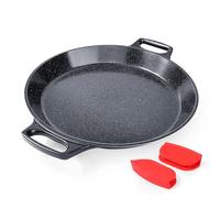 GiPP Paellera de Aluminio 36cm, Paellero con Revestimiento Cerámico Antiadherente y antioxidante, Apta Para Todo Tipo de Cocinas Incluida Inducción, 6-8 Raciones