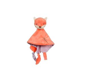 Gipsy Toys - Carre Doudou Fox - Gama Bamboo - 24 CM S/Carte - Rosa- 1ER Age