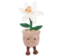 Gipsy Toys - Mimi Flowers - Peluche Flor Lirio con Maceta Topo - 24 cm - Idea Regalo Niños y Adultos - Peluche Kawaii - Suave y Lavable - Peluche Flor Positiva