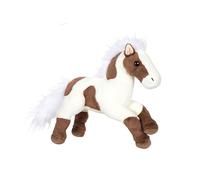 Gipsy Toys - Peluche Caballo TENDIDO - 40 CM - MARRÓN Oscuro Y Blanco