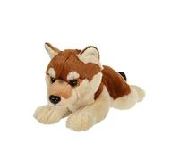 Gipsy Toys - Peluche de Lobo Alargado marrón y Beige - 25 cm