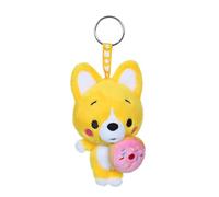 Gipsy Toys - Peluche Little Corgi Cuties 12 cm: Llavero Corgi - Donut