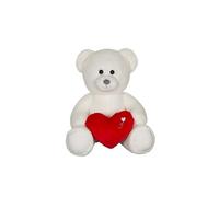 GIPSY Toys - Peluche Oso CORAZÓN - 35 CM - Regalo Ideal para San VALENTÍN Y EL DÍA DE LA Madre - Extremadamente Suave con UN CORAZÓN Rojo Entre Sus Brazos