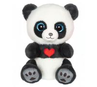 Gipsy Toys - Peluche Panda CUTYDOOS Love Gris Pizarra - 23 CM