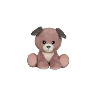 Gipsy Toys - Peluche Perro Cachorro Ojos Pets - 40 cm - Rosa Polvo y Gris