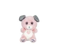 GIPSY Toys - Peluche Perro CUTYDOOS Love - 13 CM - Rosa Polvo Y Gris con CORAZÓN Bordado - Regalo DE San VALENTÍN Y del DÍA DE LA Madre