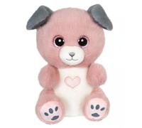 Gipsy Toys - Peluche Perro CUTYDOOS Love Rosa Polvo Y Gris - 23 CM