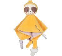 Gipsy Toys - Perezoso - DUDOU Cuadro - Gamma Bamboo - 24 CM S/Tarjeta - Amarillo Y MARRÓN - 1ª Edad