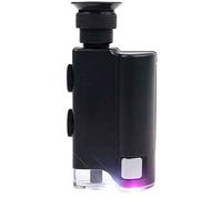 GIQKDZNUO Lupa 2 en 1 con luz para Escritorio, Costura y Mesa. Luz Brillante para Leer, Aumento de 200-240x. ¡Una Sabia elección!