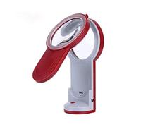 GIQKDZNUO Lupa de Escritorio portátil con LED, Recargable, Manos Libres, para Lectura, inspección, Soldadura, Costura, Reparaciones y Manualidades.