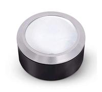 GIQKDZNUO Lupa de Lectura de acrílico de 75 mm, con pisapapeles, Lupa de cúpula, Lente óptica de Media Bola, 10 aumentos. Una Sabia elección.