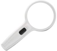 GIQKDZNUO Lupa de Pantalla Lupa/Luz LED Lupa de Mano 3X 4.5X HD Portátil Adecuado para Libros Periódicos Mapas Monedas Joyas Pasatiempos y Manualidades Lupa con luz LED Doble de Comodidad