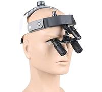 GIQKDZNUO Lupas, Lupas, Lupa con luz, Lupa Profesional 4X, Binocular quirúrgica Dental, Lupa quirúrgica