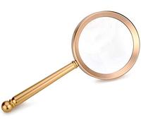 GIQKDZNUO Lupas, Lupas, Lupa portátil Grande de Mano Readimagnifier, Alta definición, para Lectura, inspección, Soldadura, Costura, reparación y aficiones. Verde, 98 mm.