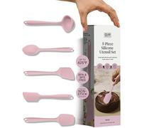 GIR: Get It Right - Juego multiusos de 5 piezas esenciales: cucharón, espátula, volteo, cuchara y cuchara, antiadherente, resistente al calor, apto para lavavajillas, utensilios de cocina, suministros