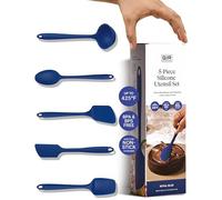 GIR: Get It Right - Juego multiusos de 5 piezas esenciales: cucharón, espátula, volteo, cuchara y cuchara, antiadherente, resistente al calor, apto para lavavajillas, utensilios de cocina, suministros