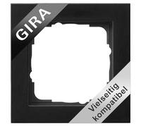 Gira 021109 - Marco para interruptores (E2), color negro