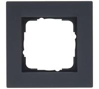 Gira 0211235 Marcos para interruptores E2 de 1 Plano, Antracita