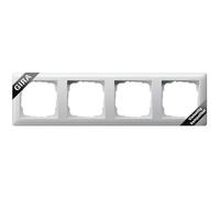 Gira 021403 - Placa de cubierta, 4 fases, color blanco brillante