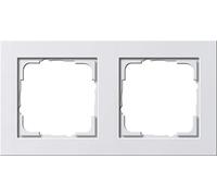 GIRA E2 RA2 RWM - Montura E2 blanco puro mate, doble