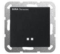 GIRA 2366005 Bewegungsmelder-Sensor, Sensotec mit Fernbedienung, System 55, Schwarz Matt