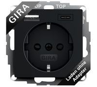 Gira 2459005 - toma de corriente schuko con conector usb, 2 enchufes t