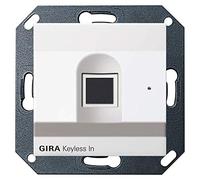 GIRA 261703 Keyless In Fingerprint-Leseeinheit, System 55, reinweiß glänzend