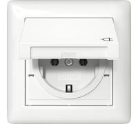 Gira 415703 schuko kd + set ip44 + rahmen 1f standard 55 reinweiß