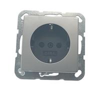 Gira Sistema 55 Acero Inoxidable Toma SCHUKO - 4188600