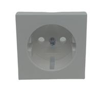 GIRA 492027 - Tapa para enchufe System 55, color blanco | Tapa de repuesto original GIRA para sistema 55