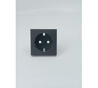 GIRA 492028 - Conector de enchufe Schuko (sistema 55), color antracita