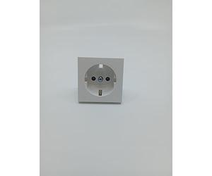 GIRA 492127 - Tapa para enchufe, color blanco