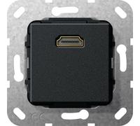 Gira Cable HDMI Breakout Elemento Base Negro Mate - 567010